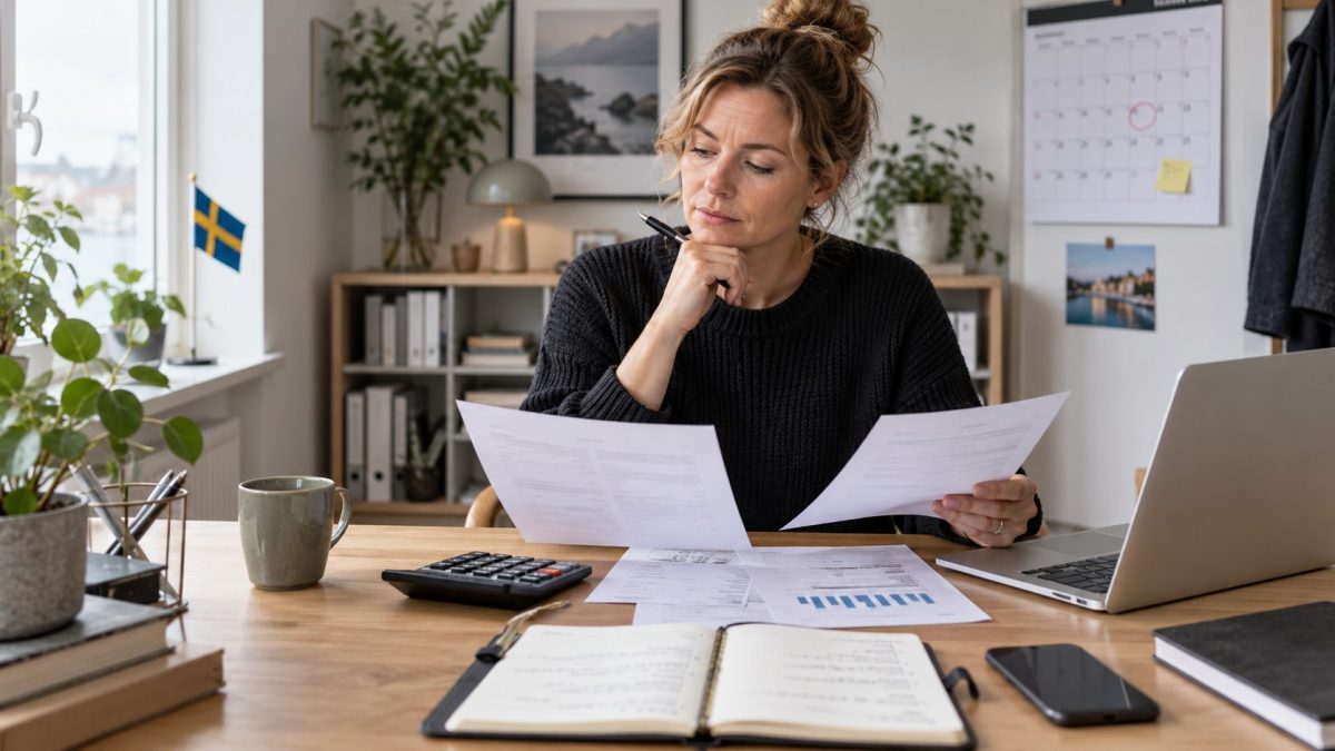 Cirka 28,97 procent som är ditt eget skyddsnät: räknesnurran från överskott till kvar-i-handen, 25-procentsschablonen och karensvalet som styr avgiften.