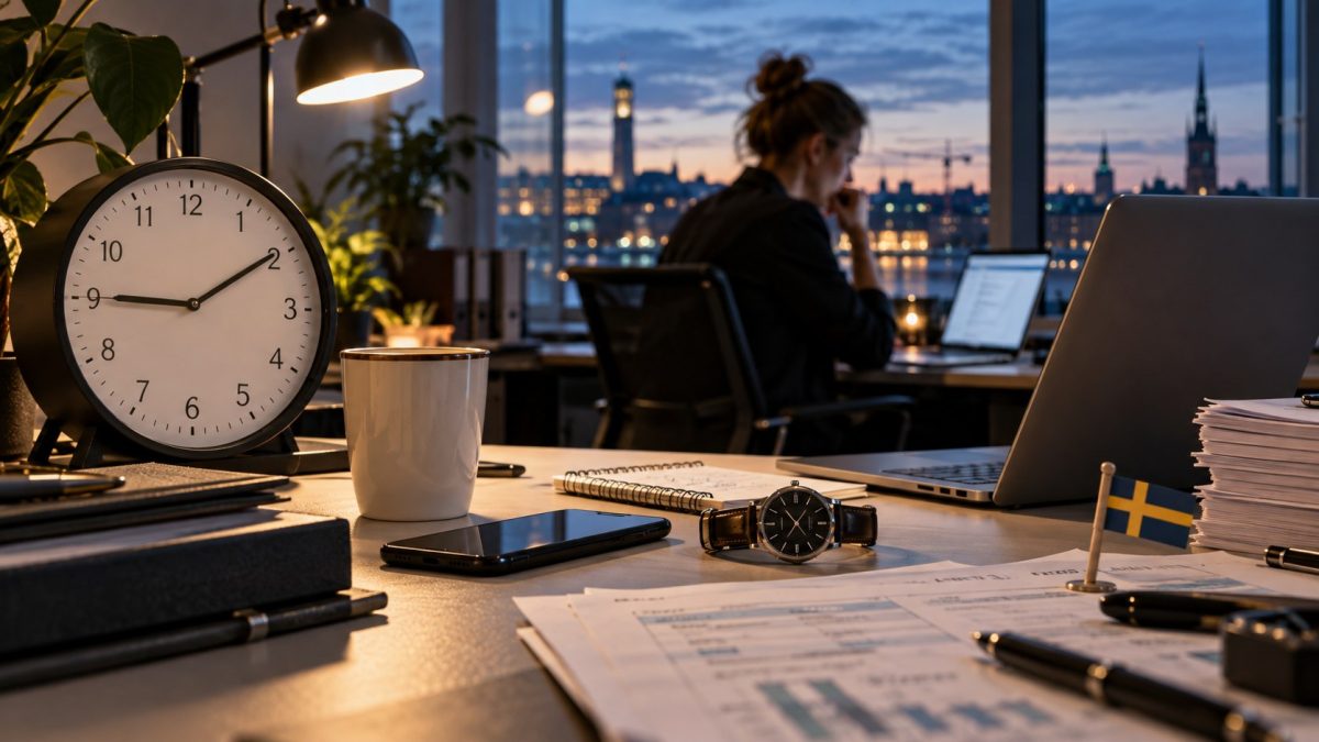 40 timmar i genomsnitt, 50 övertidstimmar per månad, 11 timmars dygnsvila. Flextidssystemets dolda villkor och kollektivavtalets utrymme att avvika.