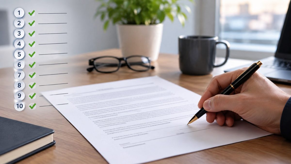Anställningsform, uppsägningstid, pension, distansrader och konkurrensklausuler – checklistan, varningsflaggorna och hur du förhandlar utan att verka besvärlig.